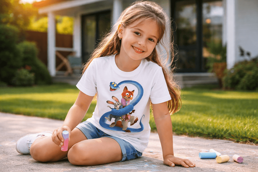 dievčatko v tričku Zootropolis Judy a Nick 2 mk